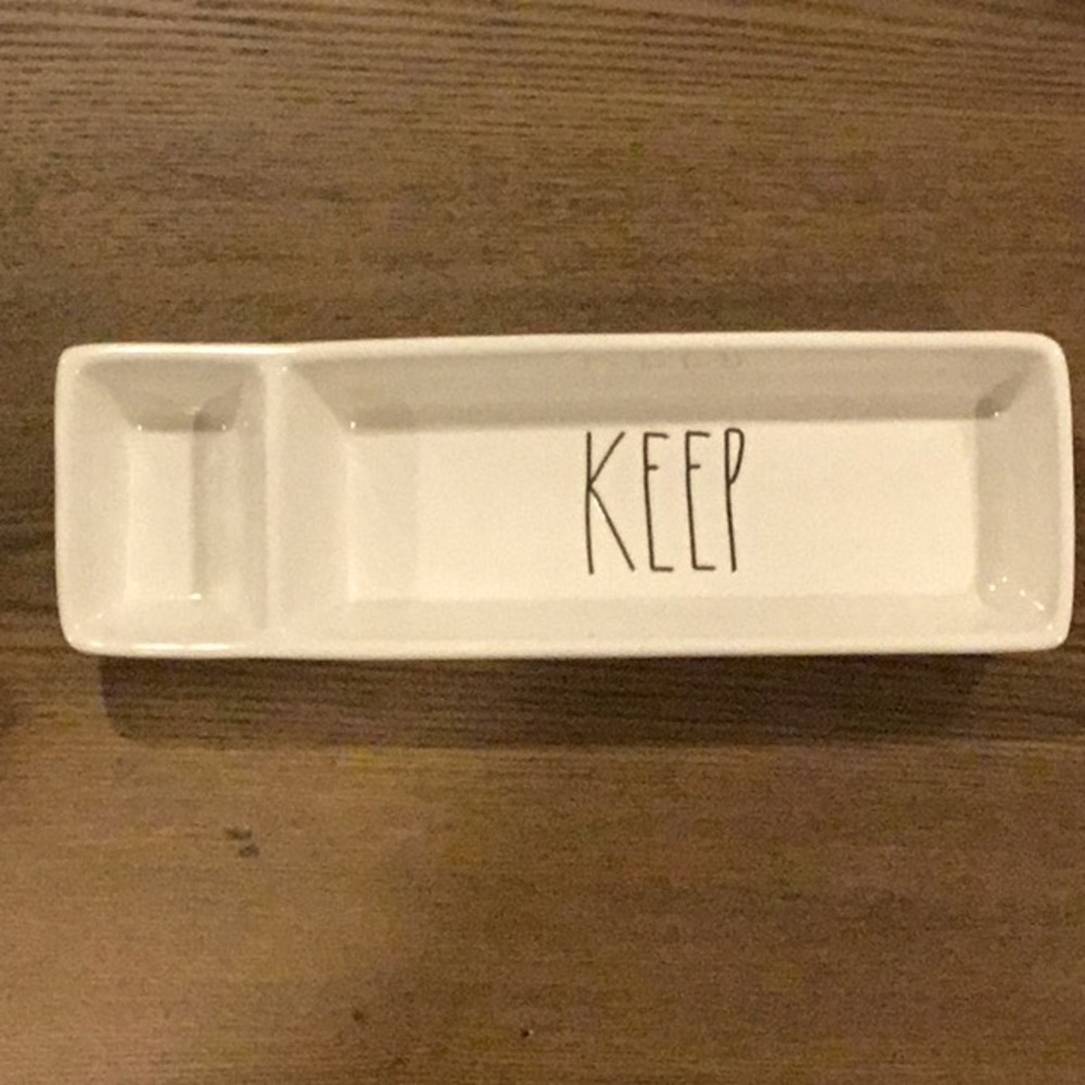 RAE DUNN “KEEP” TRAY NWT